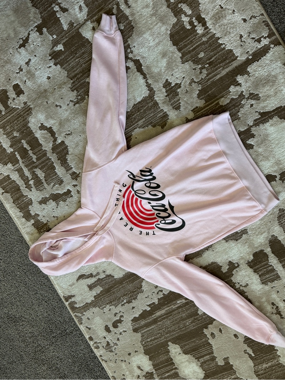 Coca Cola Pink Woman Graphic Hoodie Sweatshirt